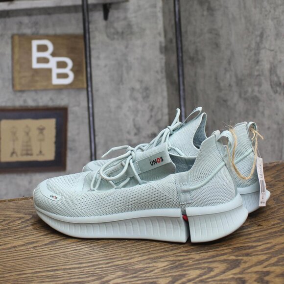 Unos By Sz Womens Breathable Low Top Sneakers Light Blue M 6.5-7.5/W 8.0-9.0 - Picture 2 of 15